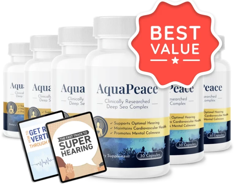 Aquapeace 6 Bottles with Bonus